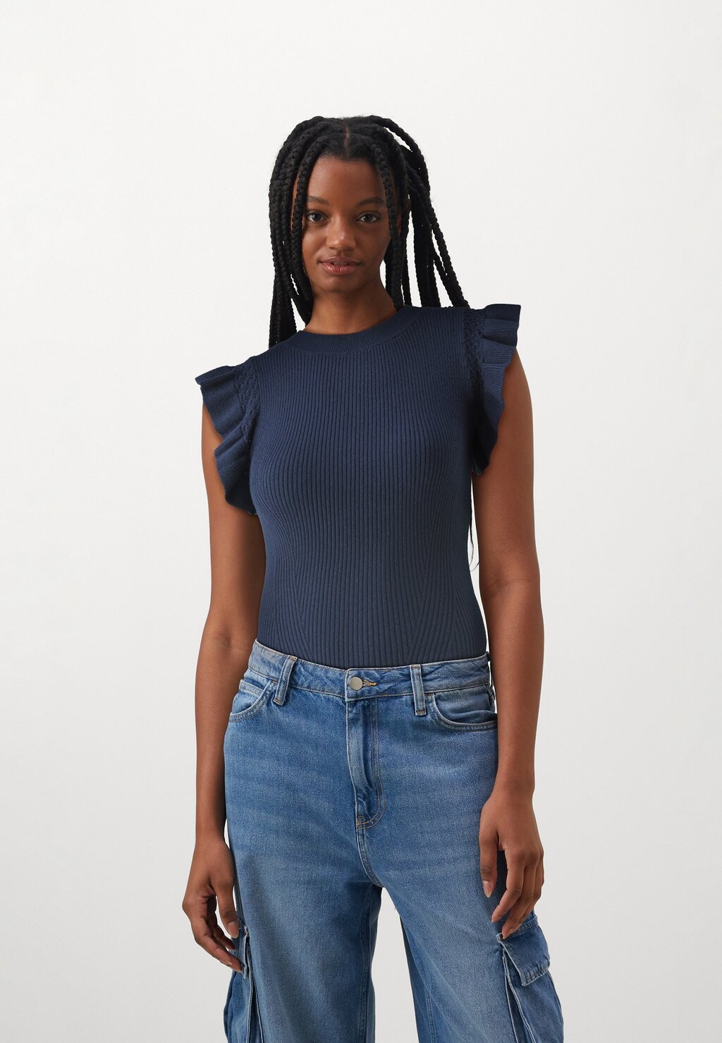 

Футболка базовая VMMALOU ONECK Vero Moda, цвет navy