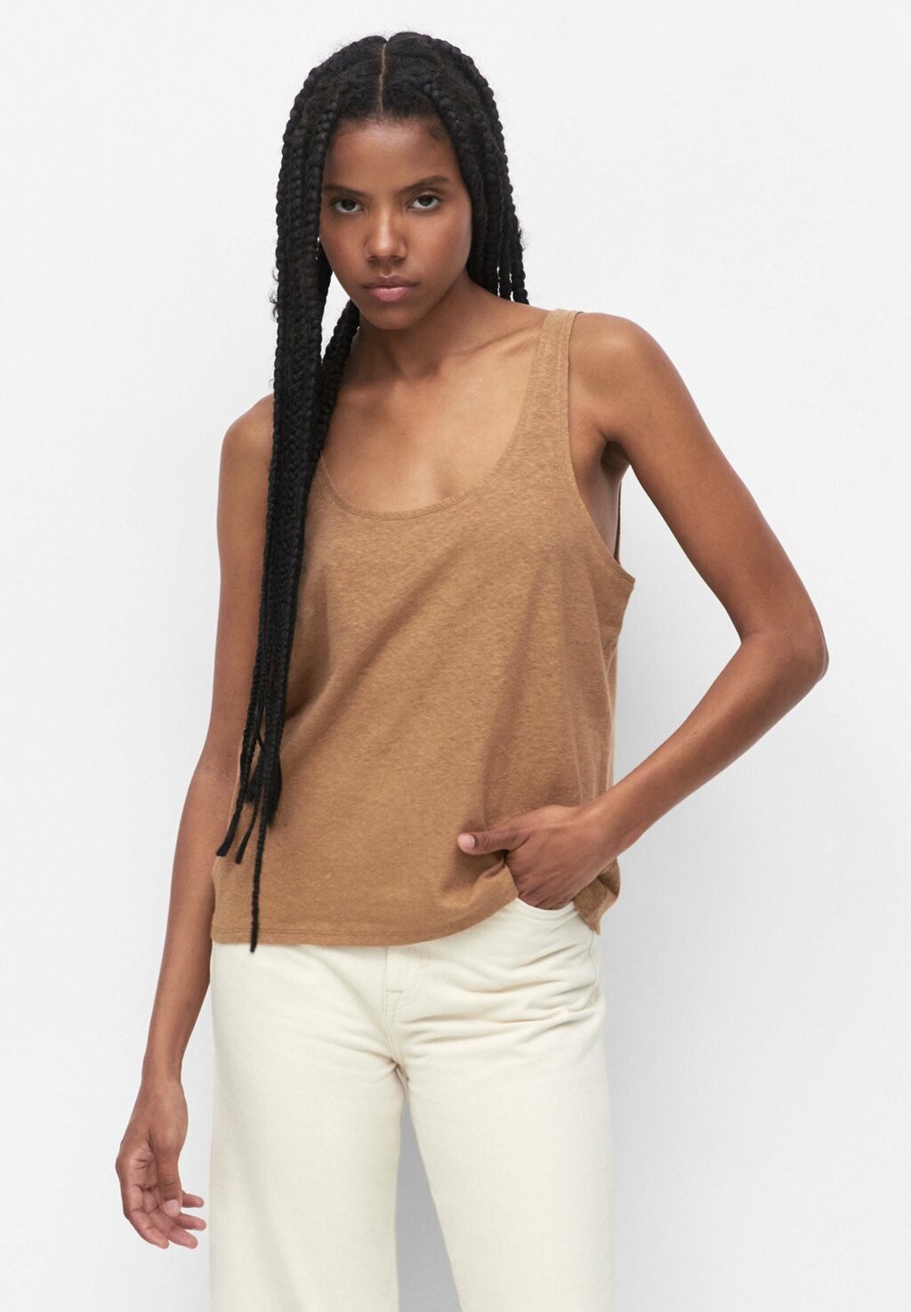 

Топ PULL&BEAR, коричневый