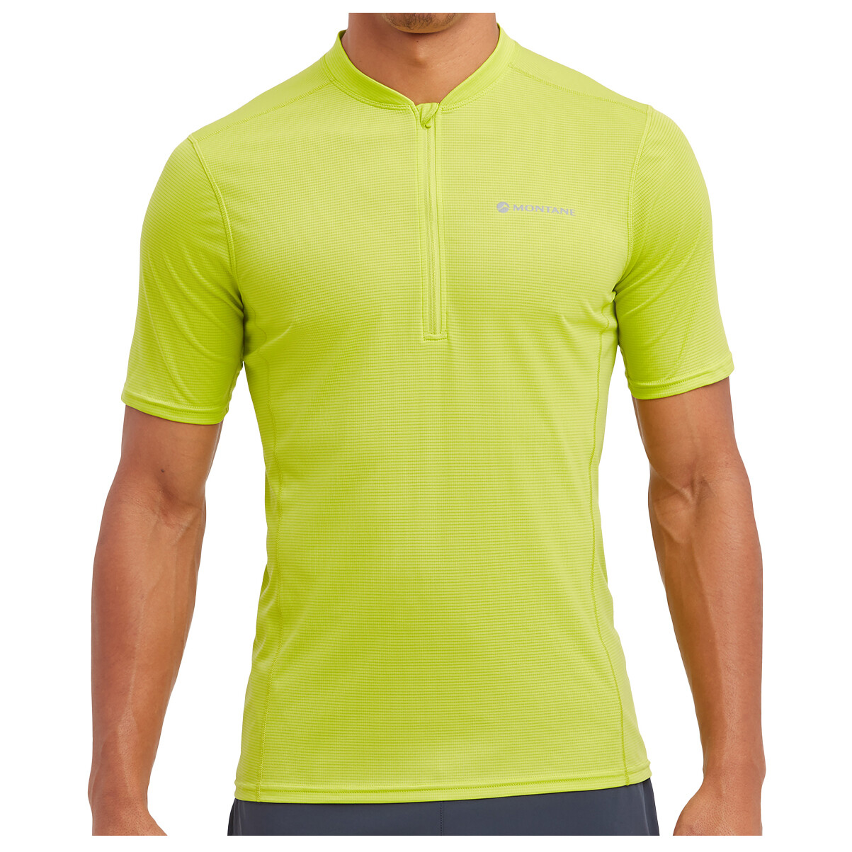 

Функциональная рубашка Montane Dart Nano Zip T Shirt, цвет Citrus Spring