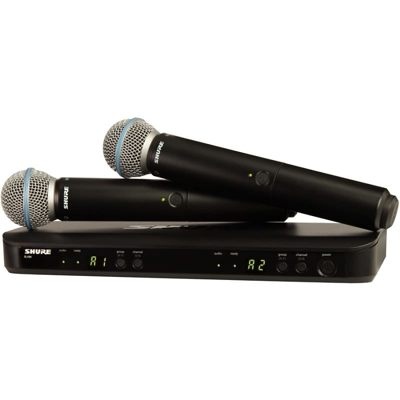 Микрофон Shure BLX288/B58 Dual Beta Beta 58 Wireless Handheld Microphone System 75khz professional wireless microphone system dual handheld microphone 2 channels karaoke stage
