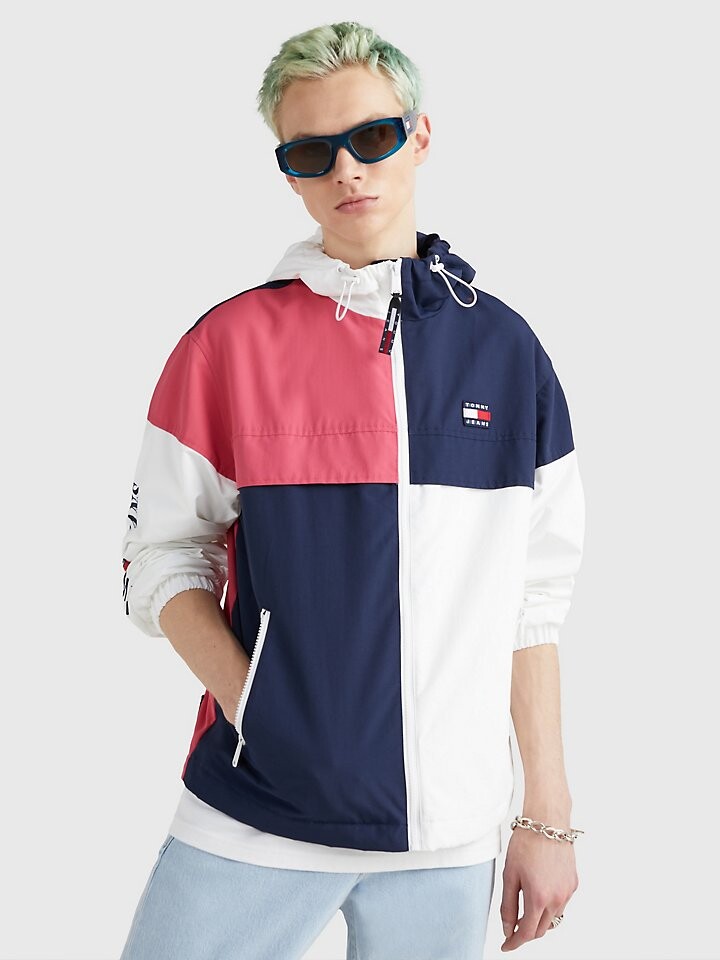 

Ветровка с капюшоном в стиле ретро Chicago Tommy Jeans