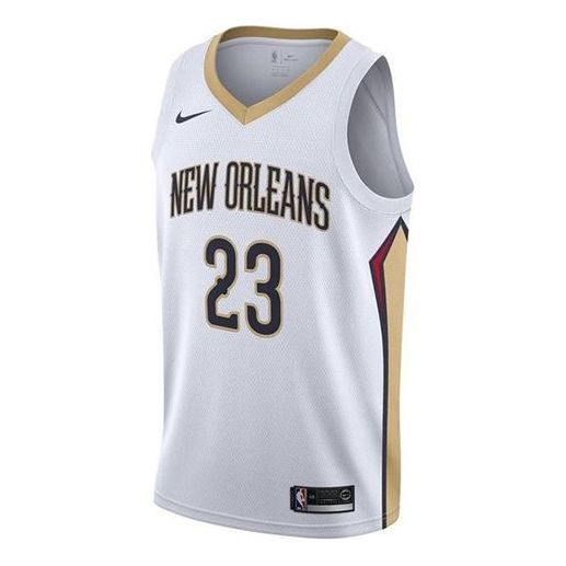 Майка Nike NBA New Orleans Pelicans Davis No. 23 Sports Basketball Jersey/Vest White, белый