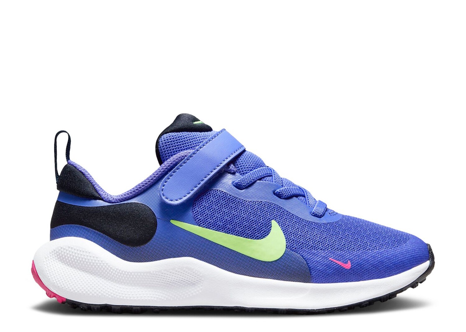 

Кроссовки Nike Revolution 7 Ps 'Ultramarine Lime Blast', синий