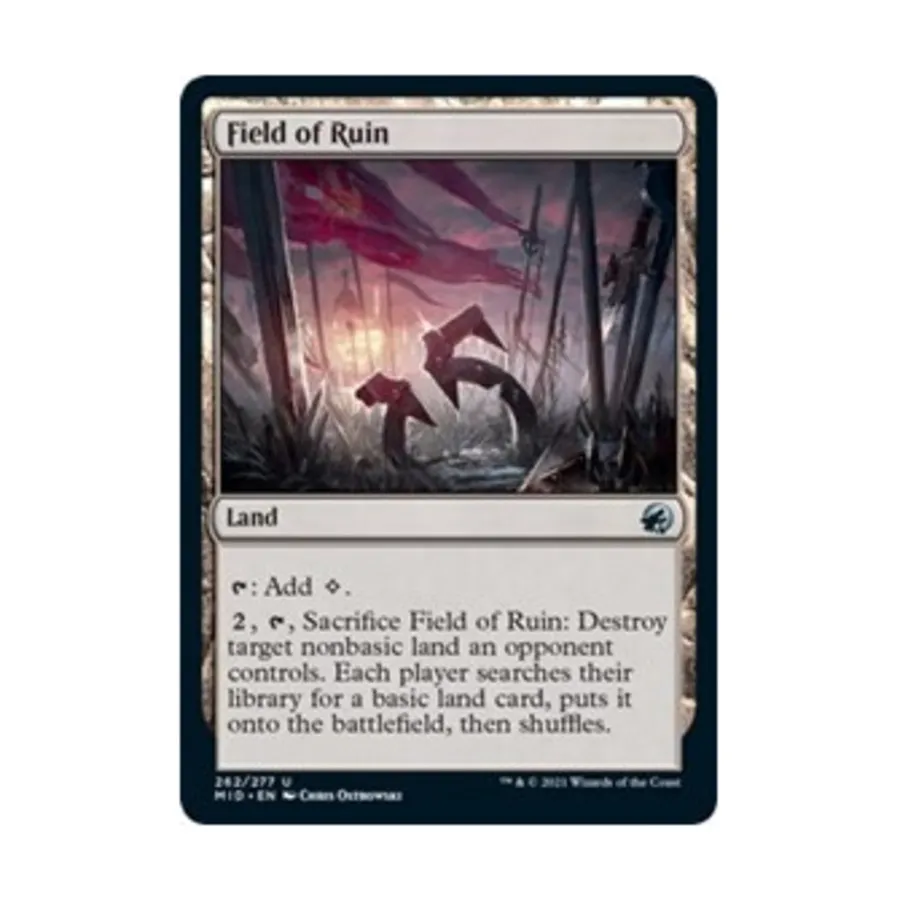 

CCG Поле Руин (U), MTG - Innistrad - Midnight Hunt