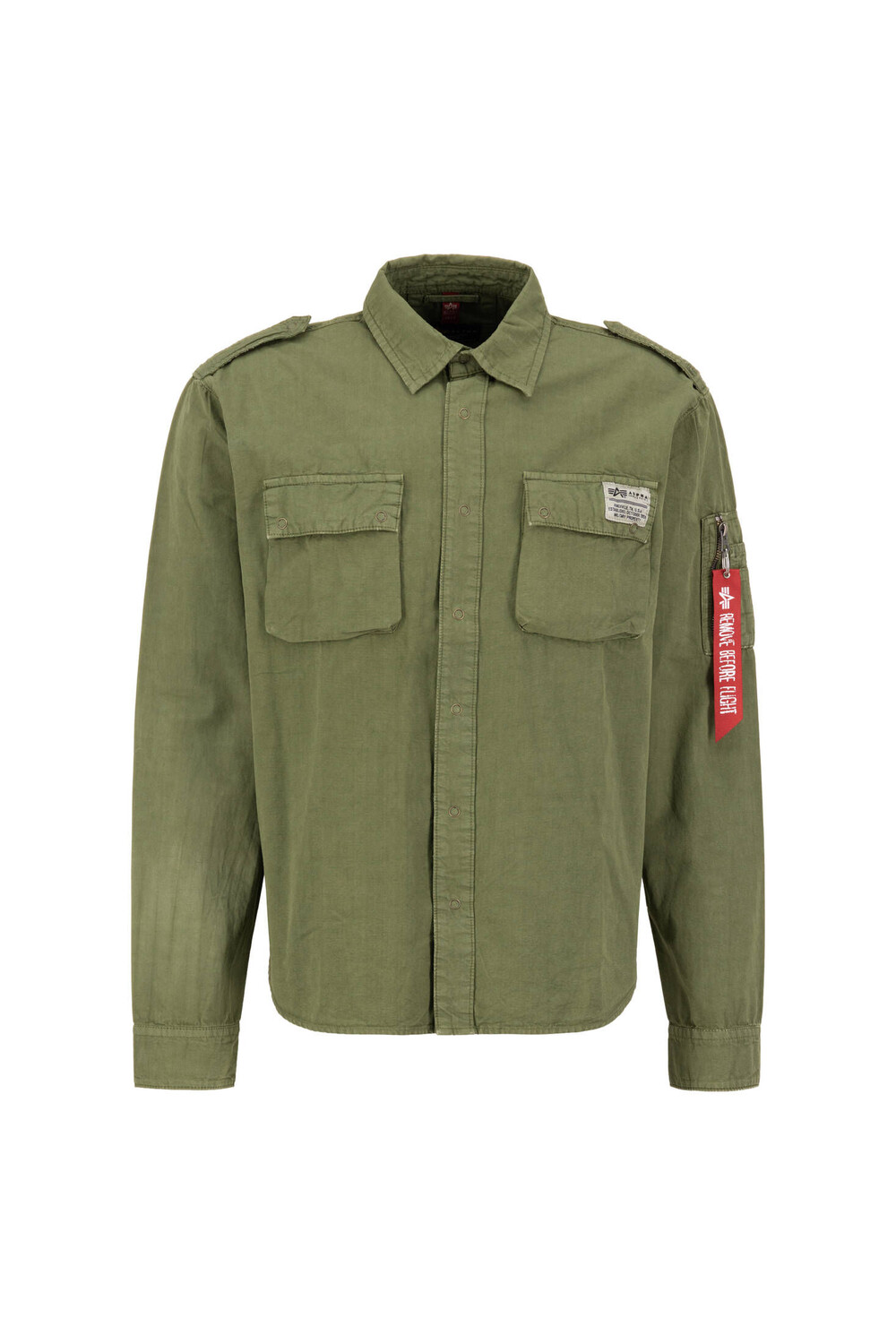 

Рубашка городская военная рубашка Alpha Industries, зеленый