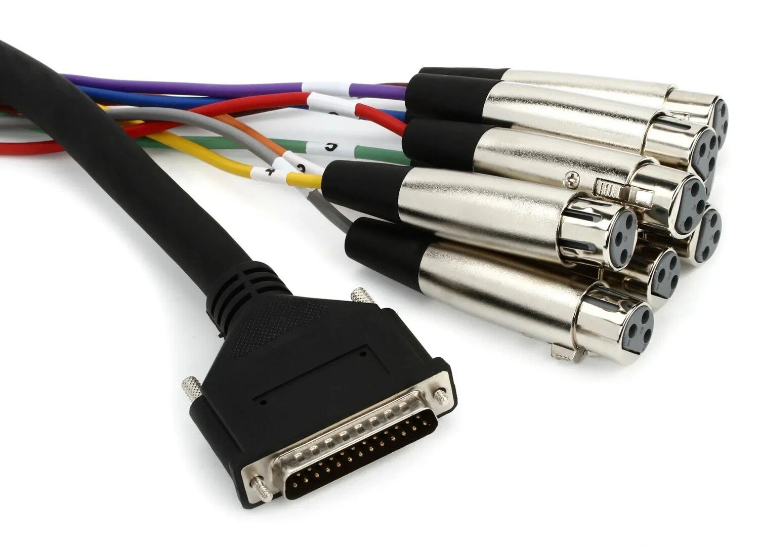 

Hosa DTF-804 8-канальный DB25 с разъемом XLR «мама», «змея» — 13,2 фута