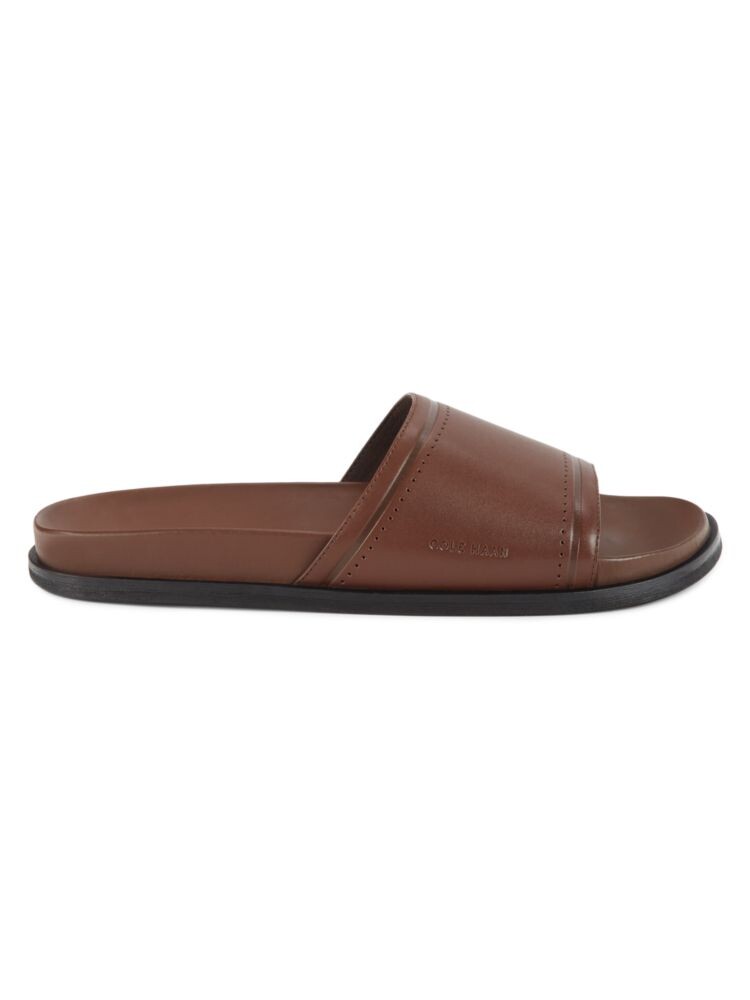 

Кожаные шлепанцы Cole Haan, коричневый