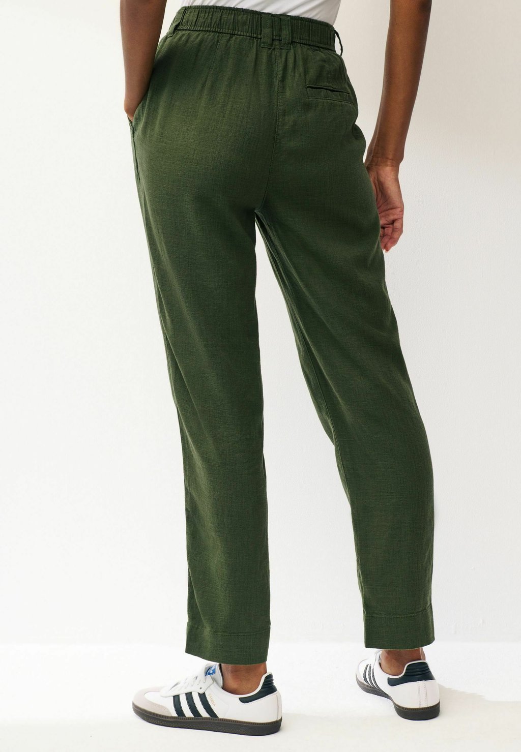 брюки blend wide leg next цвет khaki green Брюки Blend Taper-Regular Fit Next, цвет khaki green