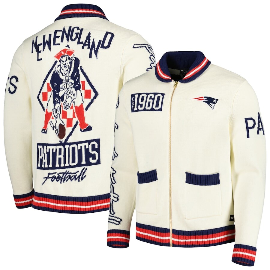 

Свитер The Wild Collective New England Patriots, кремовый