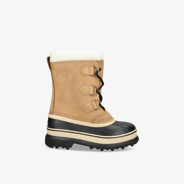 

Молодежные кожаные зимние ботинки Caribou 7-10 лет Sorel, коричневый