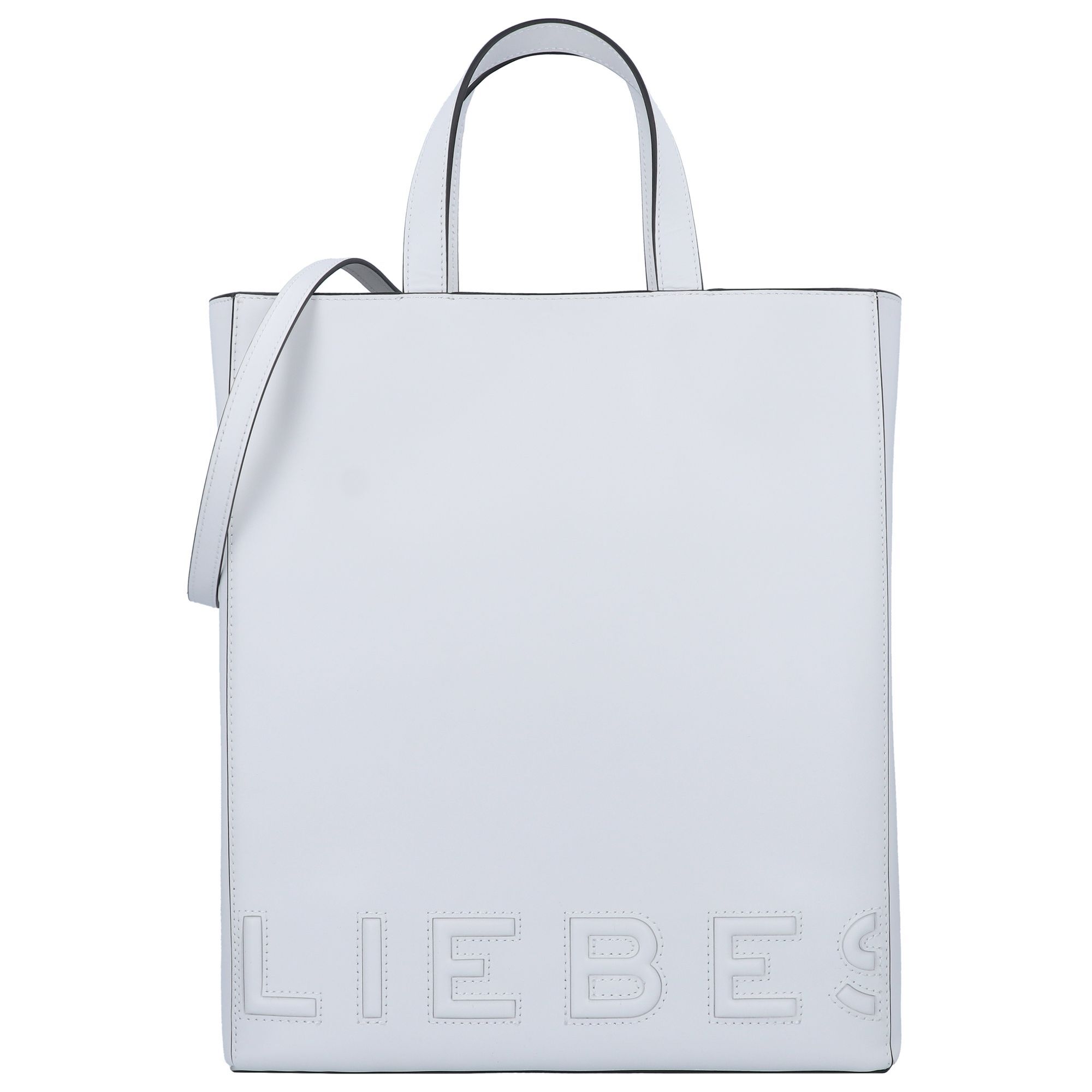 Сумка LIEBESKIND BERLIN Paper Bag Handtasche Leder 29 cm, белый