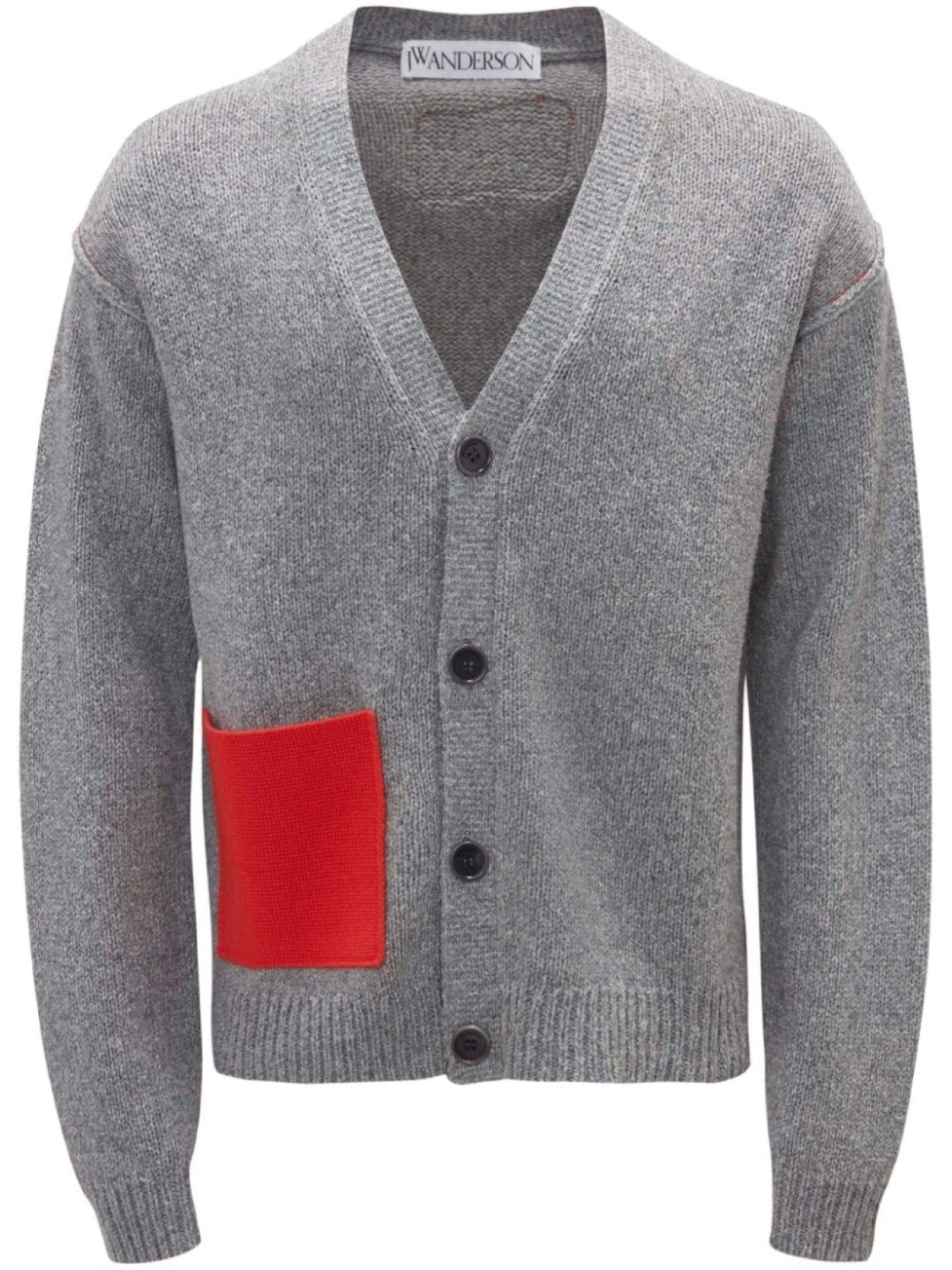 

JW Anderson кардиган в двух тонах, серый