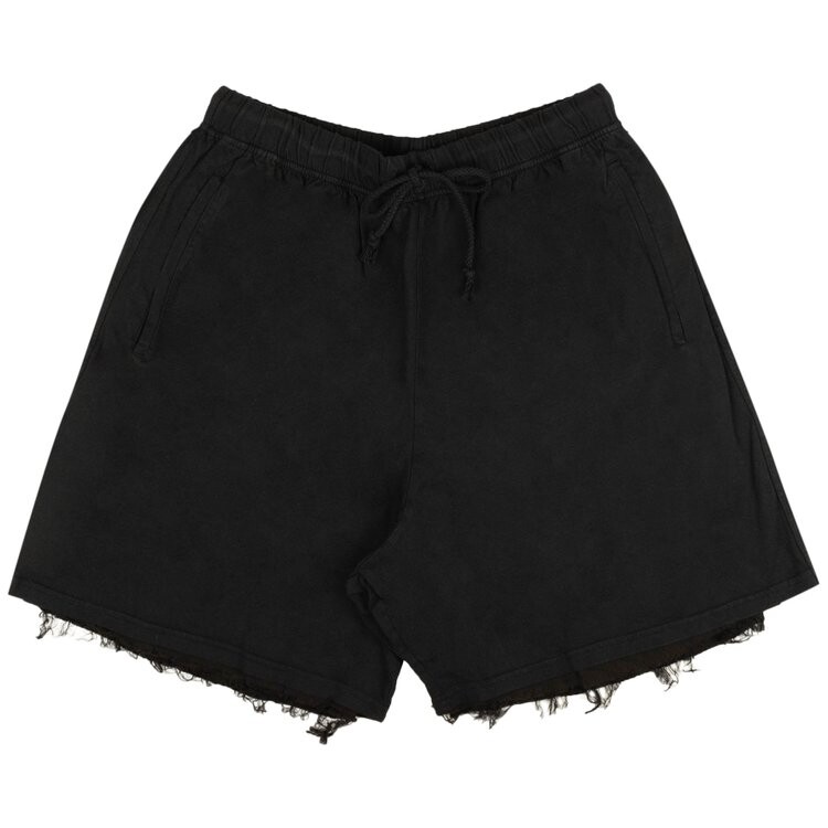 

Шорты 424 Frayed Edge Cotton Drawstring 'Black', черный