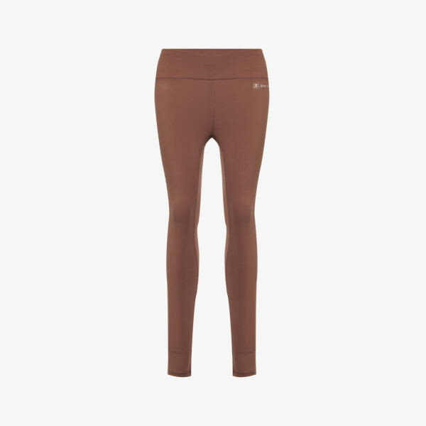

Леггинсы Runner с завышенной талией и логотипом из эластичной ткани Sporty & Rich, бордовый