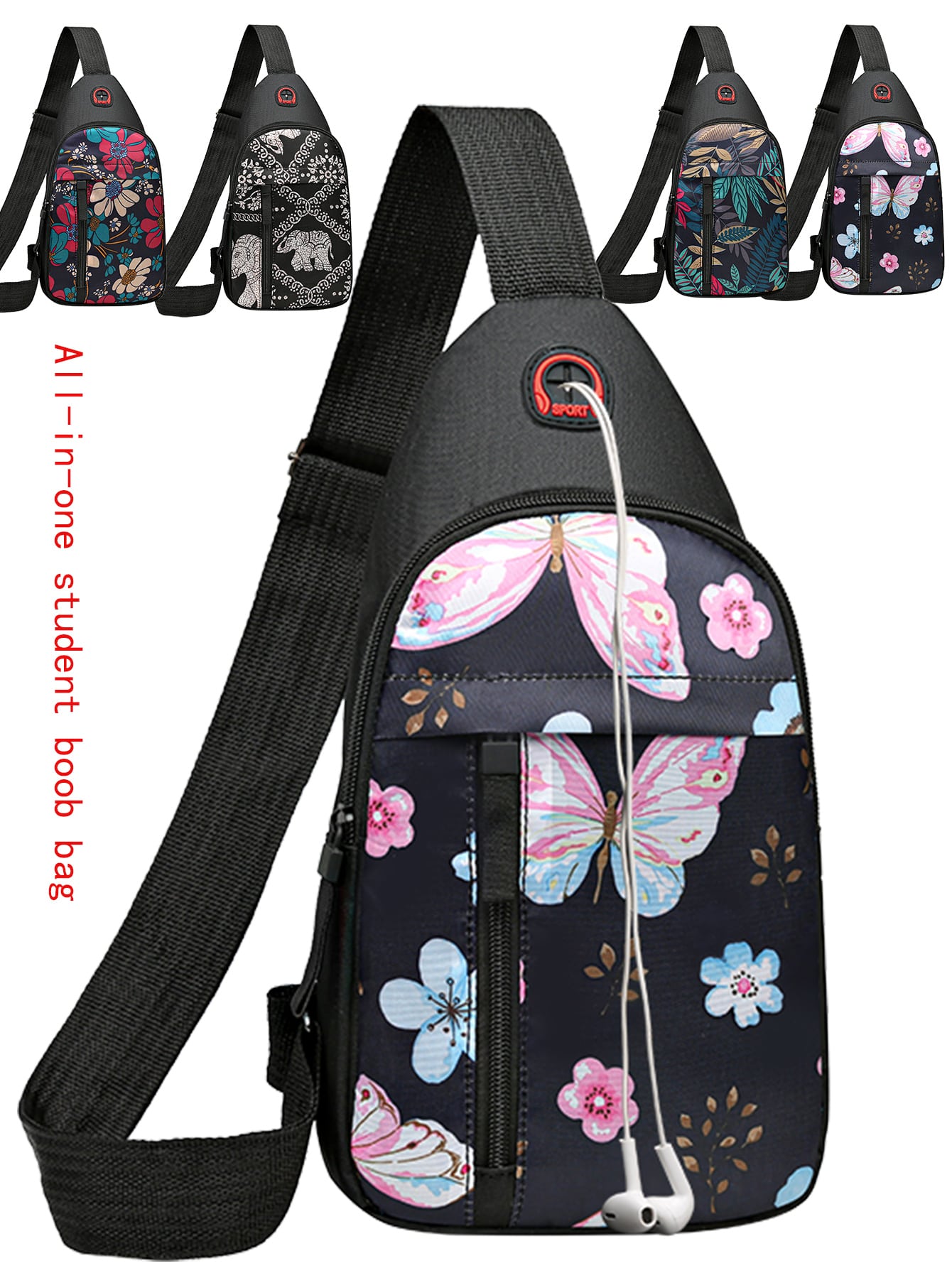 Женская сумка на грудь, многоцветный детская маленькая сумка новинка 2022 модный детский рюкзак с блестками милый мультяшный рюкзак на одно плечо для девочек сумка мессенджер