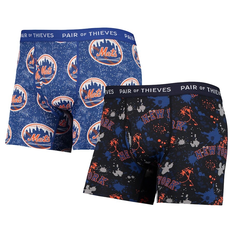 

Комплект боксеров 2 шт Pair of Thieves New York Mets, черный