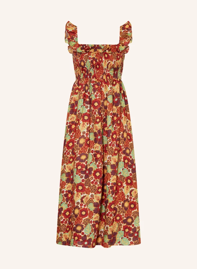 

Льняное платье sameera Faithfull The Brand, красный
