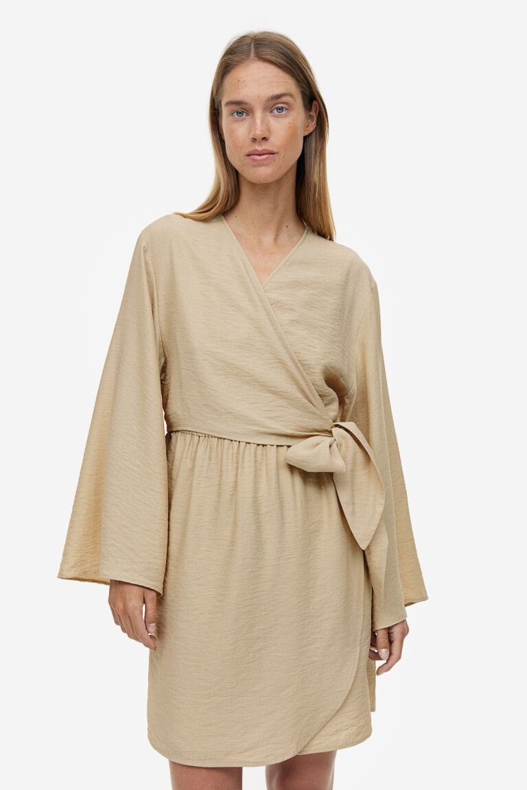 

МАМА Платье для кормящих мам с запахом H&M