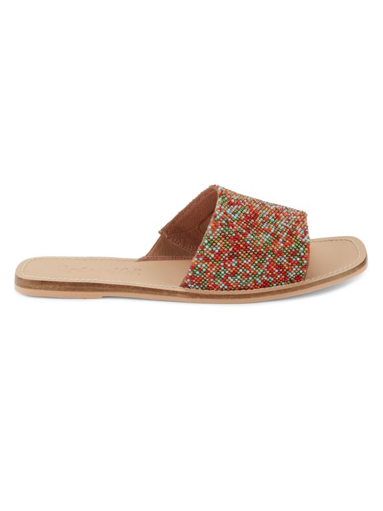 

Сандалии на плоской подошве с узлом Forever Splendid, цвет Red Multicolor
