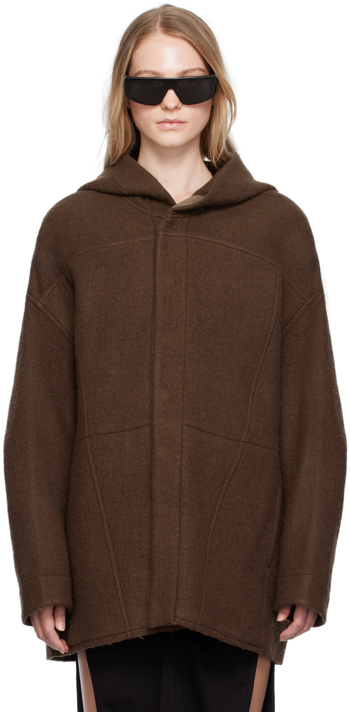 

Коричневая куртка Rick Owens Peter, Коричневый
