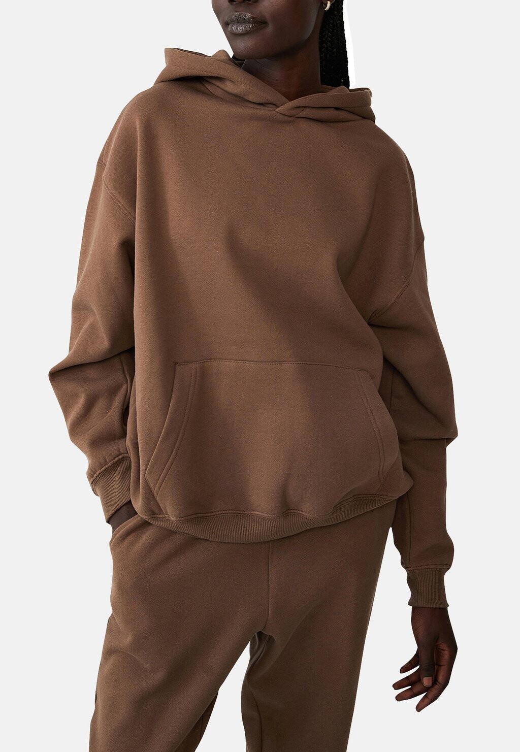 

Толстовка с капюшоном Cotton On, коричневый