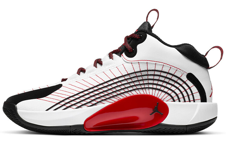 

Баскетбольные кроссовки Jordan Jumpman 2021, белый/красный/черный