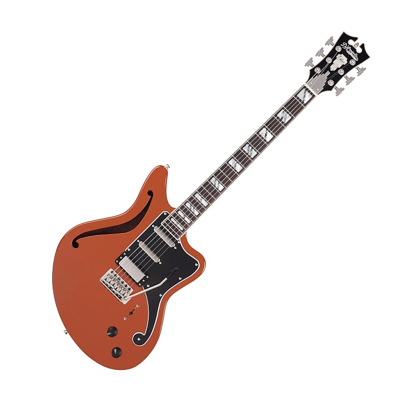 Электрогитара D'Angelico DADBEDSHRUSSNTR Deluxe Bedford Limited Edition Semi-Hollow Body Electric Guitar, Rust train simulator 2021 deluxe edition