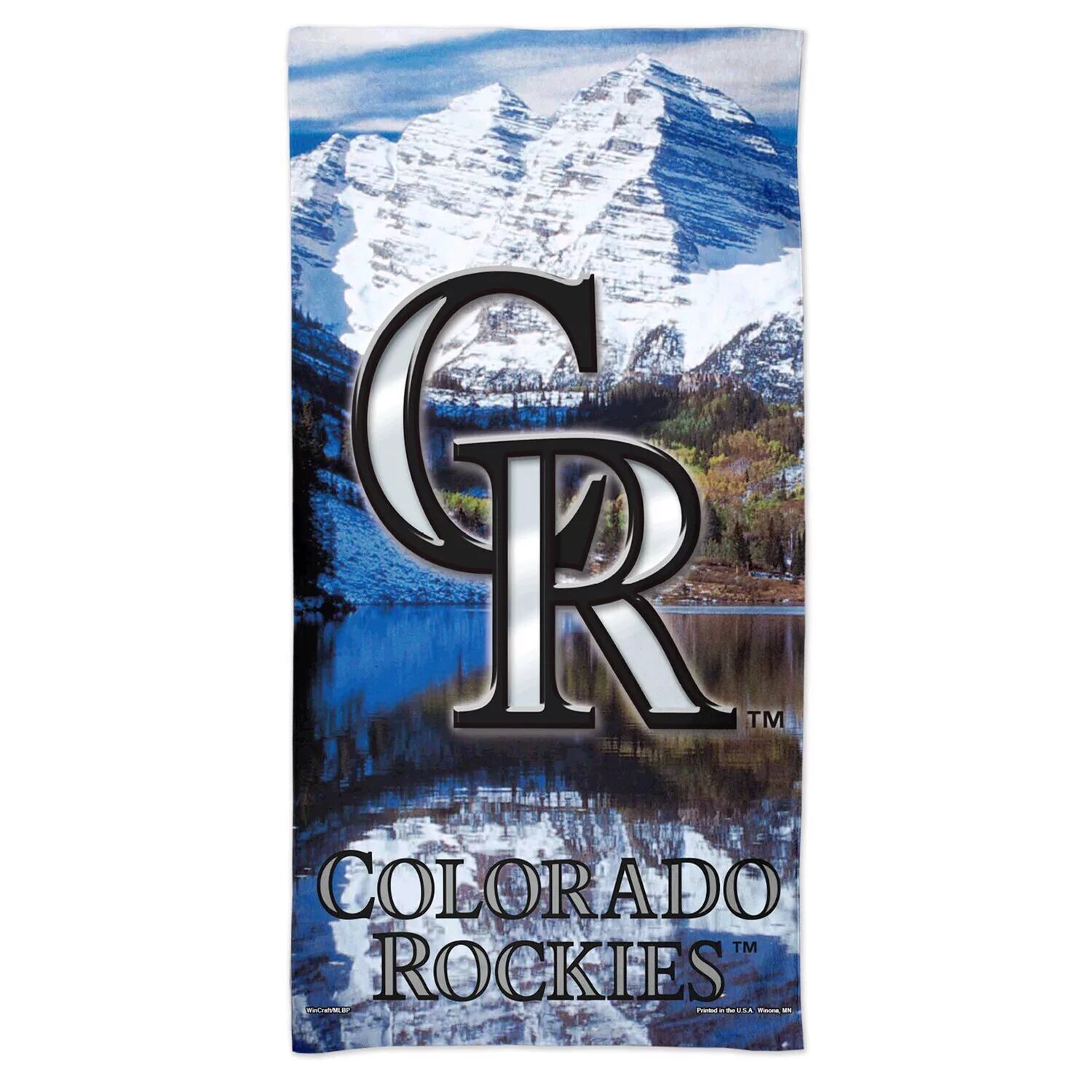 

WinCraft Colorado Rockies Пляжное полотенце Mountains Spectra 30 x 60 дюймов