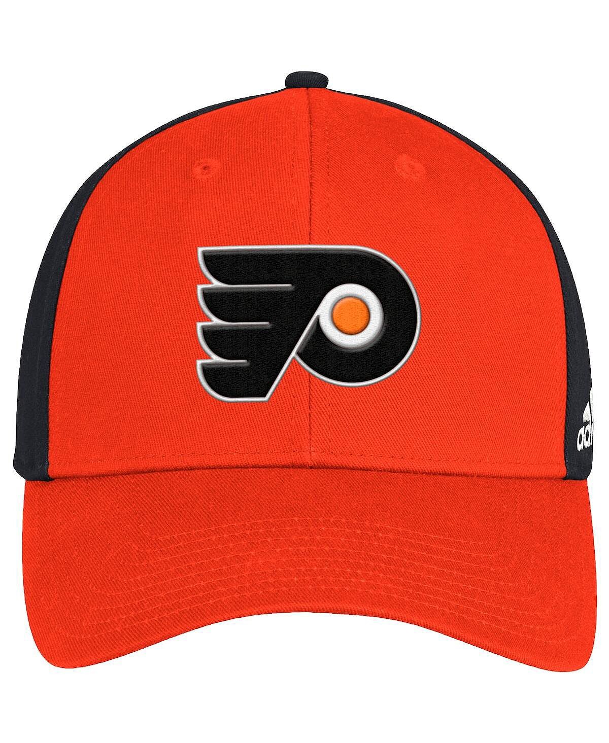 

Мужская регулируемая кепка оранжево-черного цвета Philadelphia Flyers Team adidas