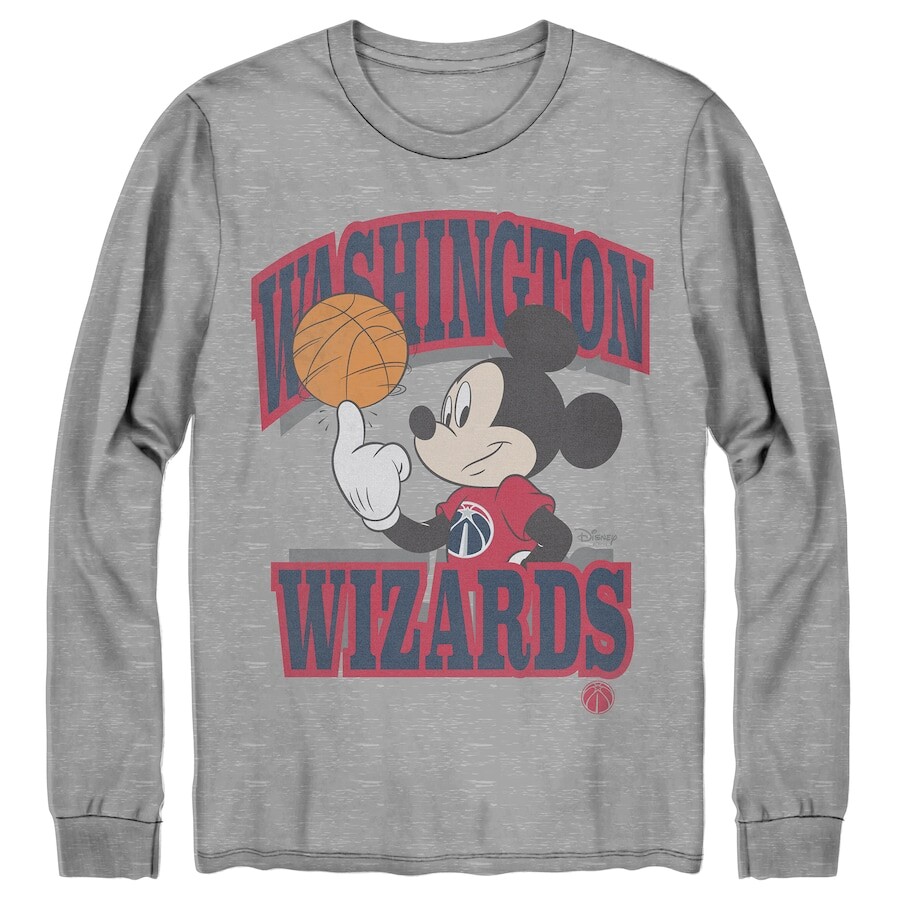 

Футболка с длинным рукавом Junk Food Washington Wizards, серый
