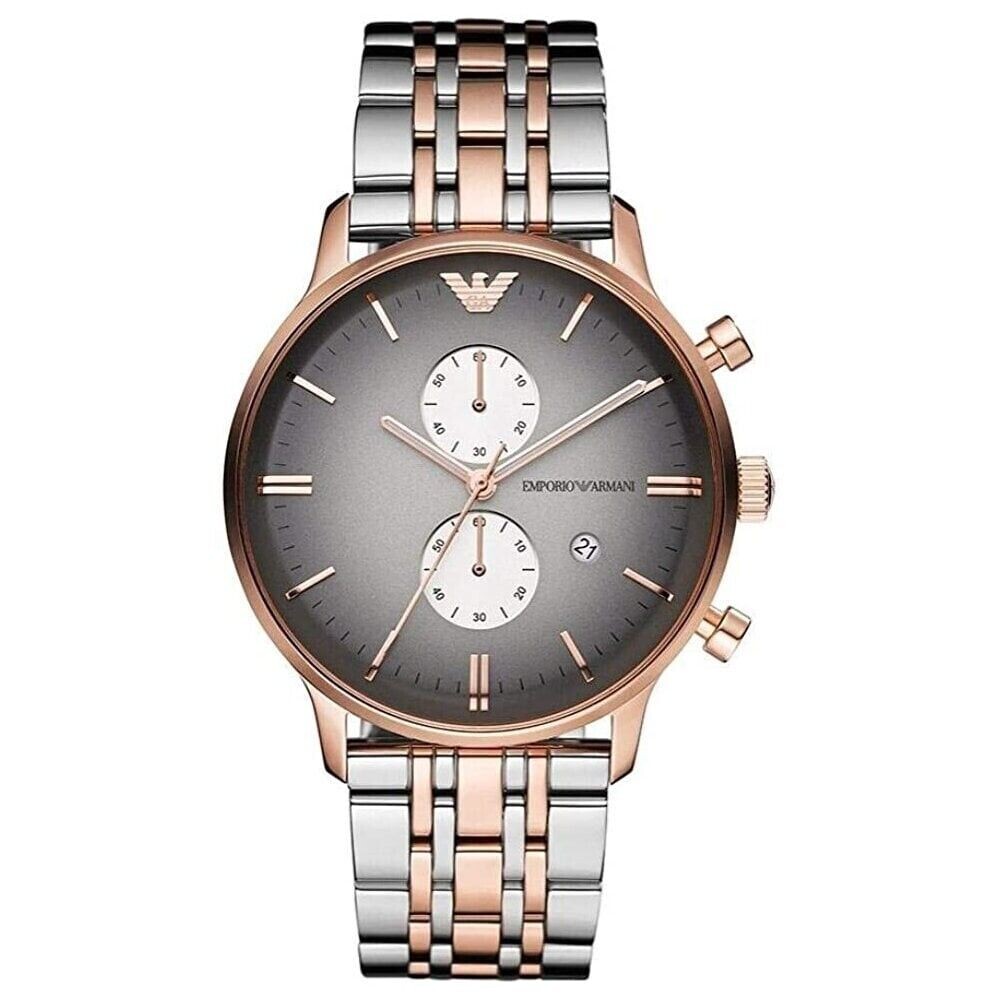 

Ar1721 часы gianni двухцветные Emporio Armani, серебряный
