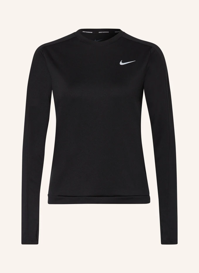 

Футболка для бега dri-fit Nike, черный