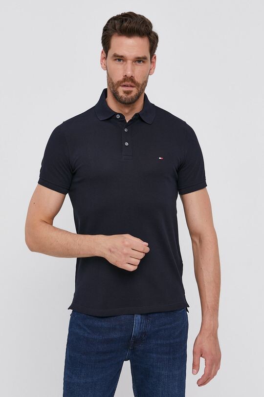 

Поло Tommy Hilfiger, темно-синий