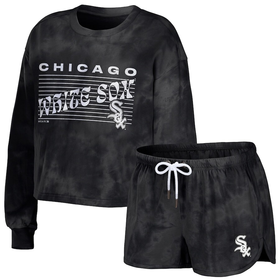 

Пижамный комплект WEAR by Erin Andrews Chicago White Sox, черный