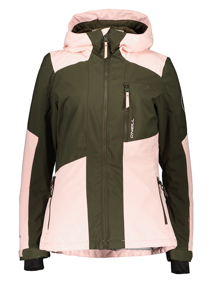 

Лыжная куртка O'Neill Cascade, цвет Khaki/Rosa