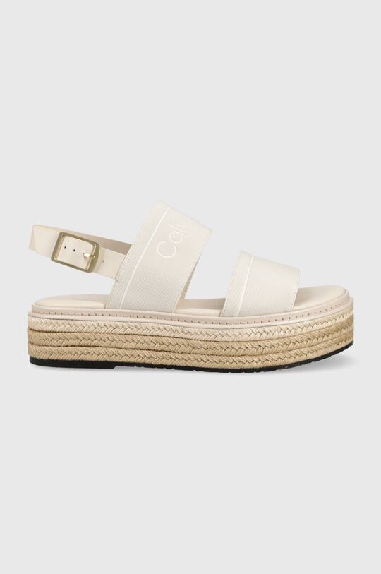 Сандалии FLATFORM WEDGE - HE Calvin Klein, бежевый