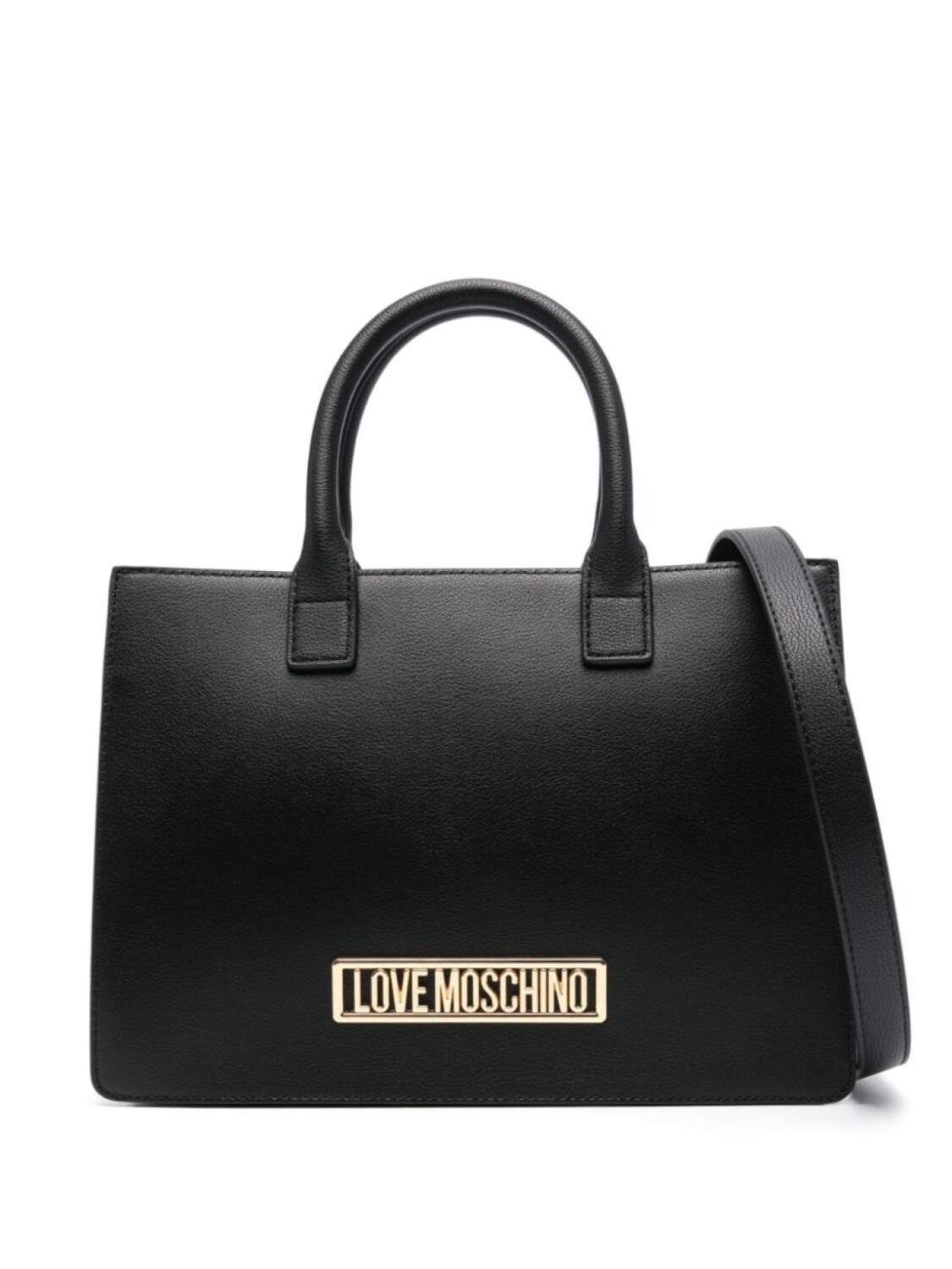 

Love Moschino сумка-тоут с логотипом, черный