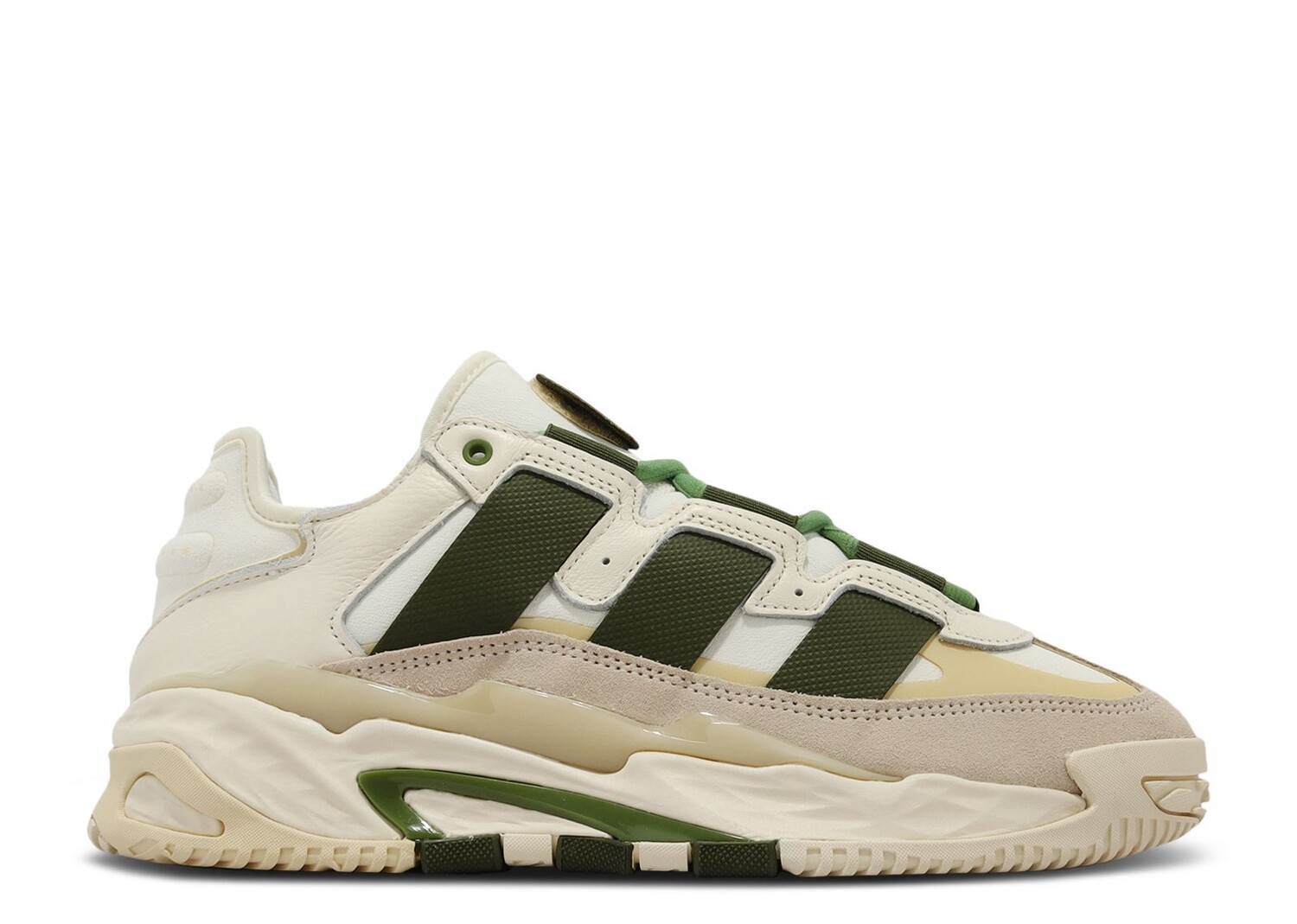 

Кроссовки adidas Niteball 'Clear White Wild Pine', белый