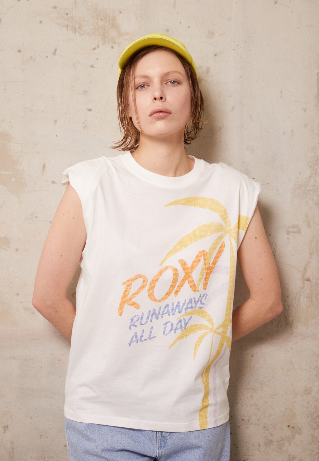 

Футболка с принтом Roxy, Белый