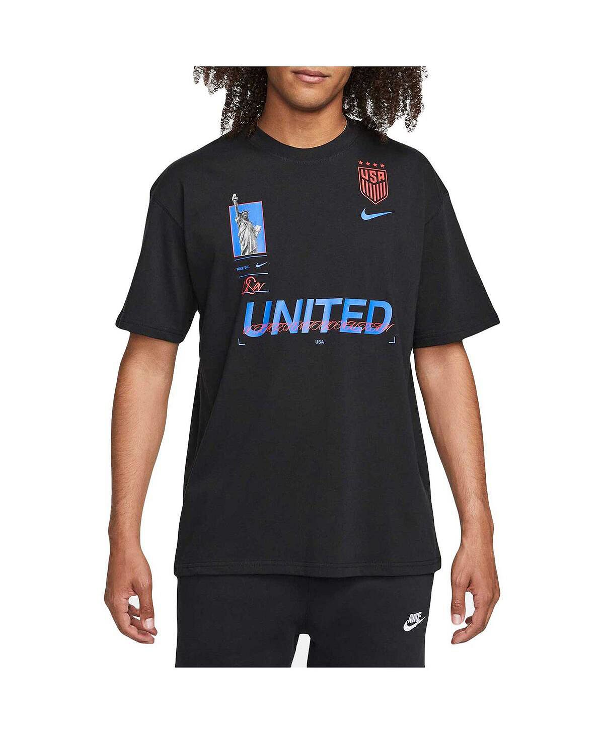 цена Мужская черная футболка USWNT Original MAX90 Nike