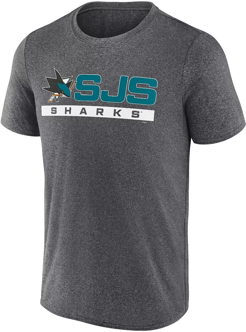 

Серая футболка с логотипом NHL San Jose Sharks Tri-Blend