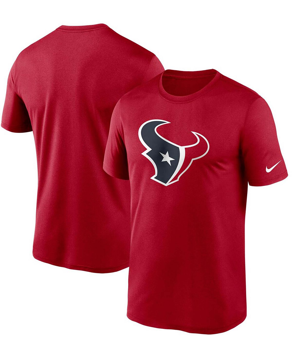 

Мужская красная футболка Houston Texans Logo Essential Legend Performance Nike, Красный