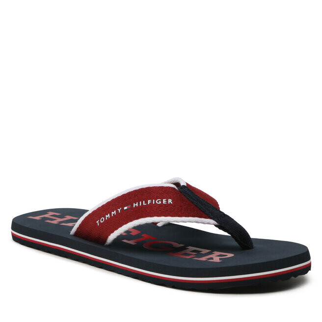 

Шлепанцы Tommy Hilfiger ClassicHilfiger Beach, вишневый/бордовый