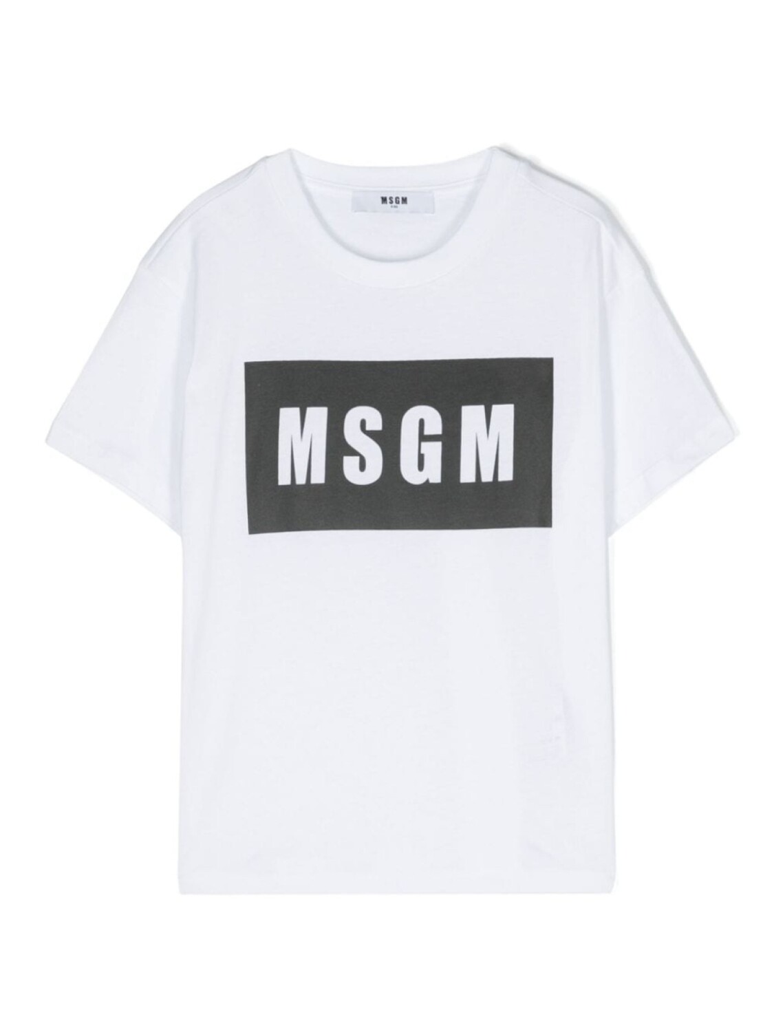 

MSGM Kids футболка с логотипом, белый