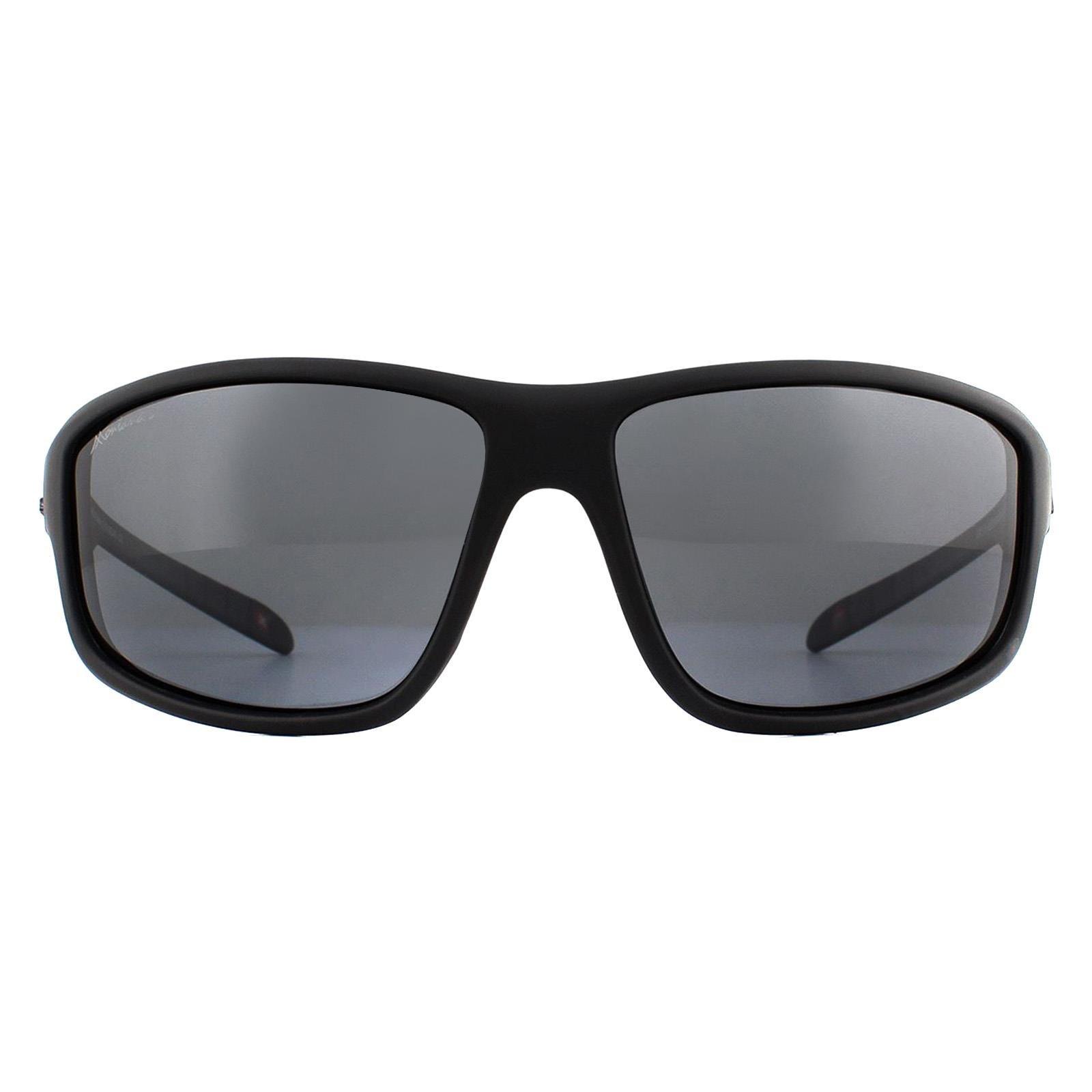 Черные резиновые дымчатые поляризационные солнцезащитные очки с запахом montana, черный