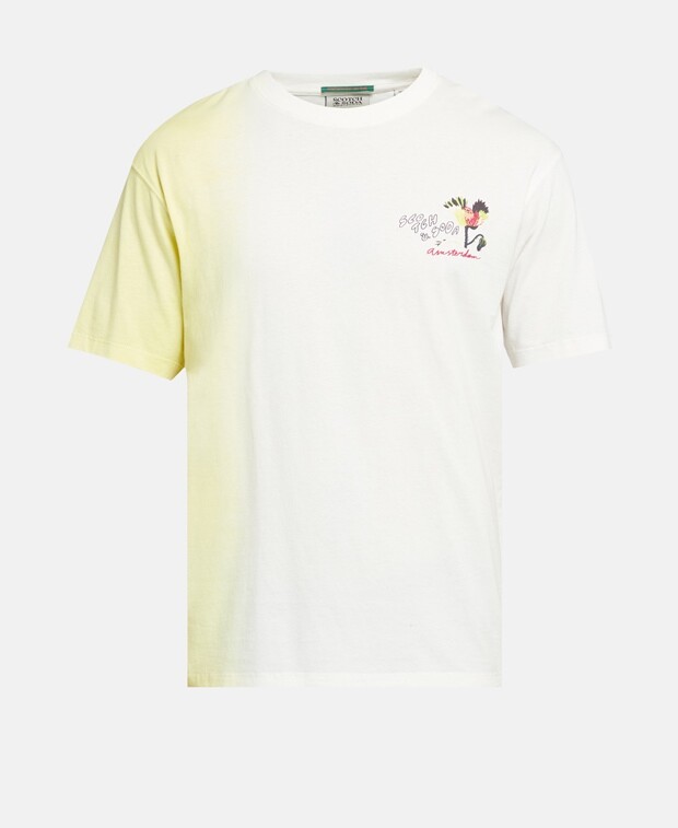

Футболка органик Scotch & Soda, светло-желтого