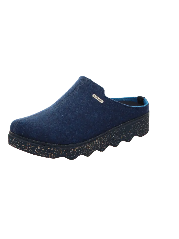 

Тапочки ROHDE Winter Pantoffel Textil Foggia, цвет kobalt