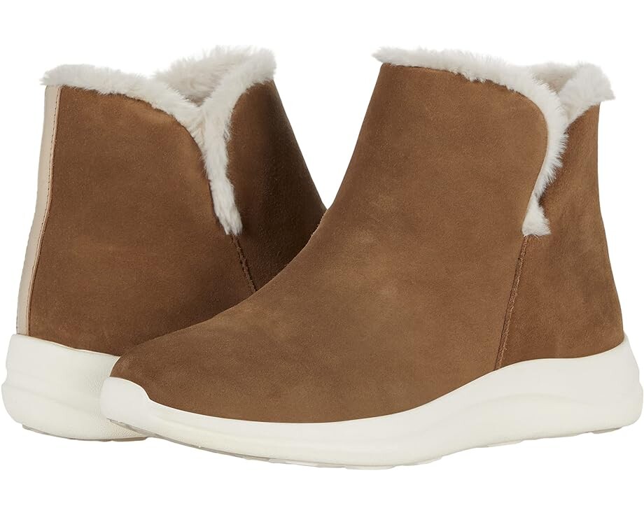 

Ботинки Johnston & Murphy XC4 Mollie Shearling Bootie, цвет Taupe Waterproof Suede/Faux Fur