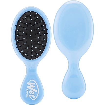 Мини-щетка Wetbrush Detangler с ультрамягкой щетиной Intelliflex для всех типов волос Sky, Wet Brush