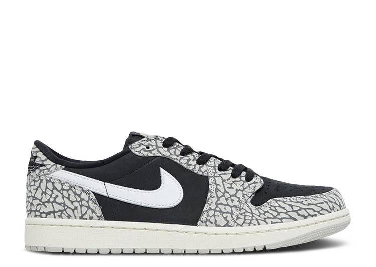 

Кроссовки WMNS AIR JORDAN 1 RETRO LOW OG 'BLACK CEMENT', черный